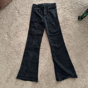 American Eagle Outfitters Black Flare Pants